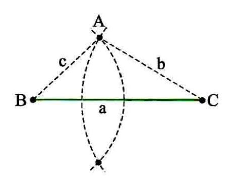 رسم مثلث در ترسیم های هندسی