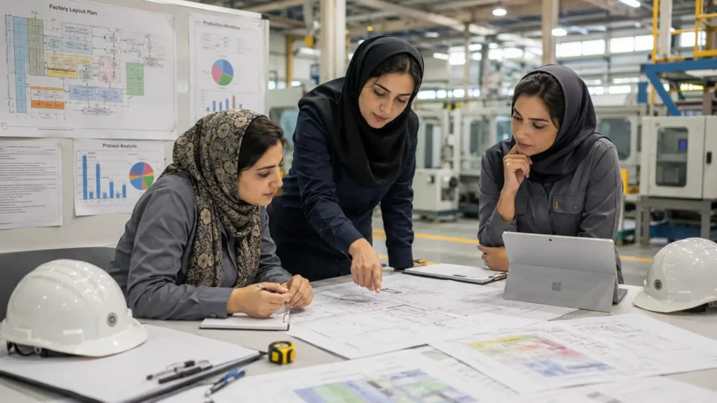 بهترین رشته های ریاضی فیزیک برای دختران 3 مهندسی صنایع برای دختران