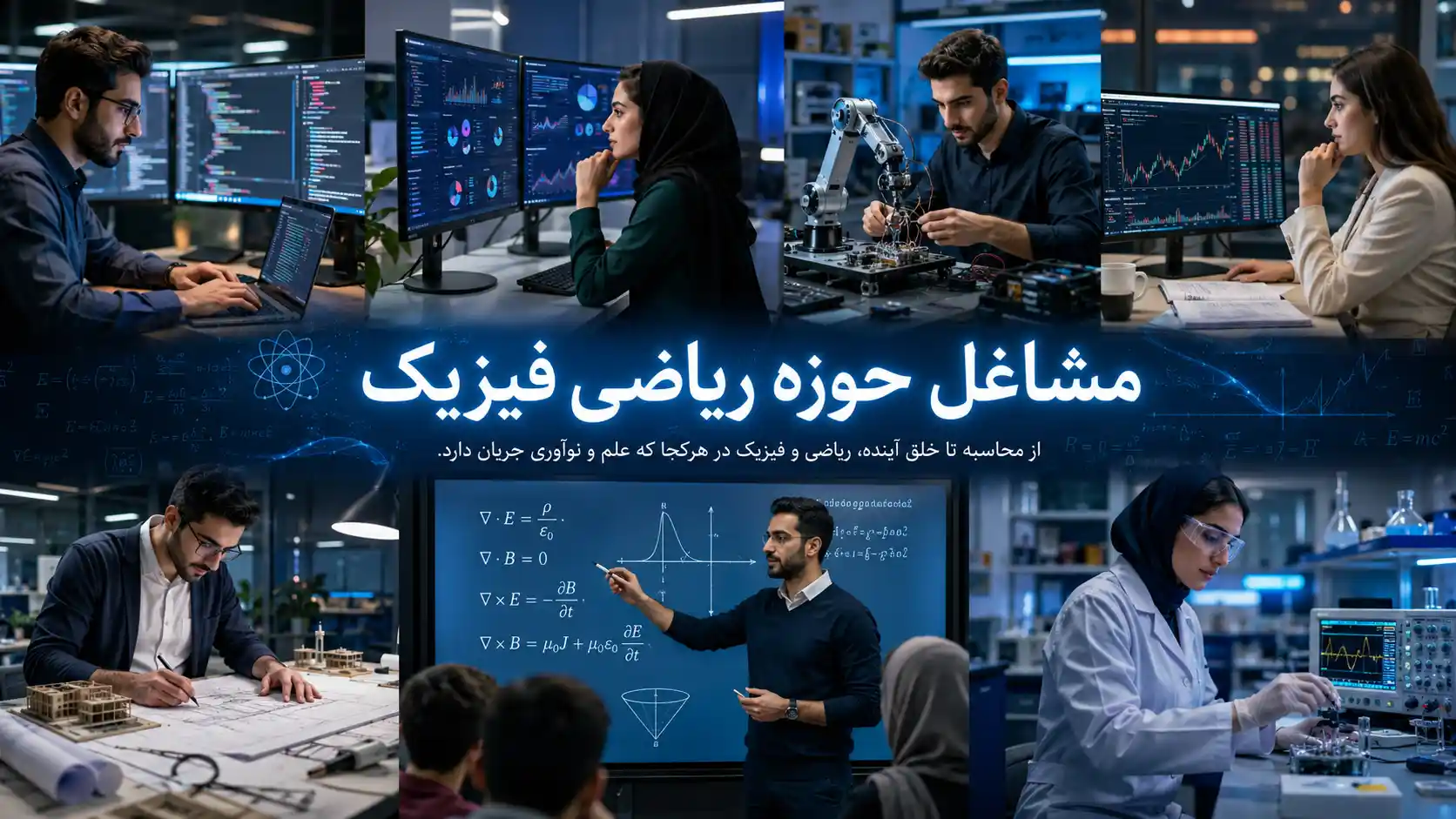 رشته ریاضی فیزیک چه شغل هایی دارد