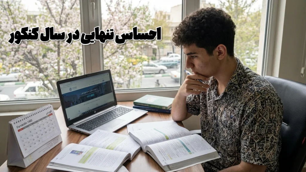 چگونه با احساس تنهایی در دوران کنکور مقابله کنیم؟