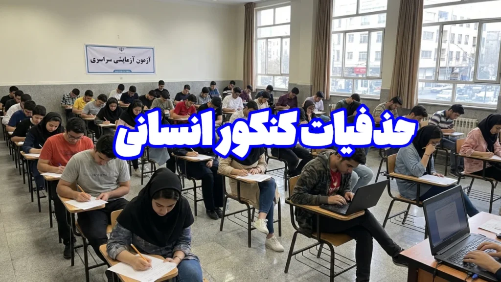 حذفیات کنکور انسانی