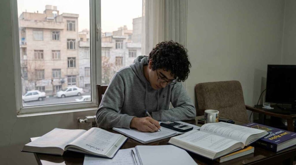 نمونه برنامه ریزی روزانه کنکور ریاضی