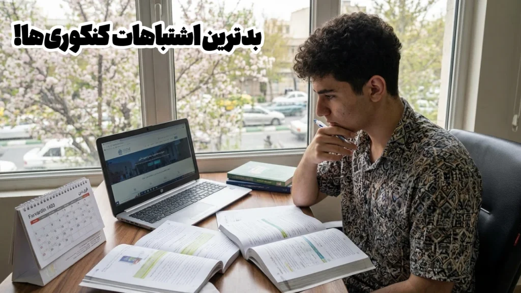 بدترین اشتباهات کنکوری‌ها: ۵تله‌ای که باید بشناسید!