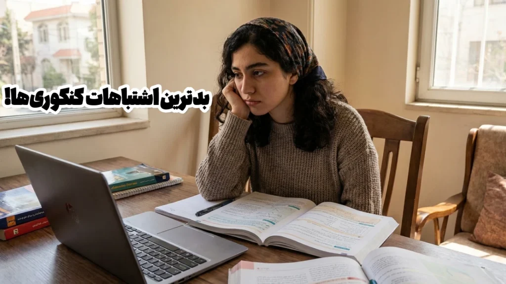 بدترین اشتباهات کنکوری‌ها: ۵تله‌ای که باید بشناسید!