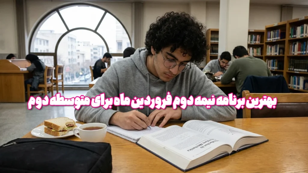 بهترین برنامه نیمه دوم فروردین ماه برای متوسطه دوم