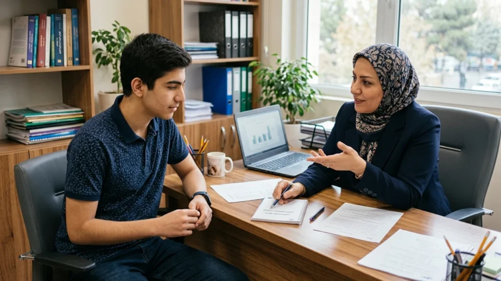 تاثیر داشتن مشاور برای دانش‌آموزان متوسطه دوم