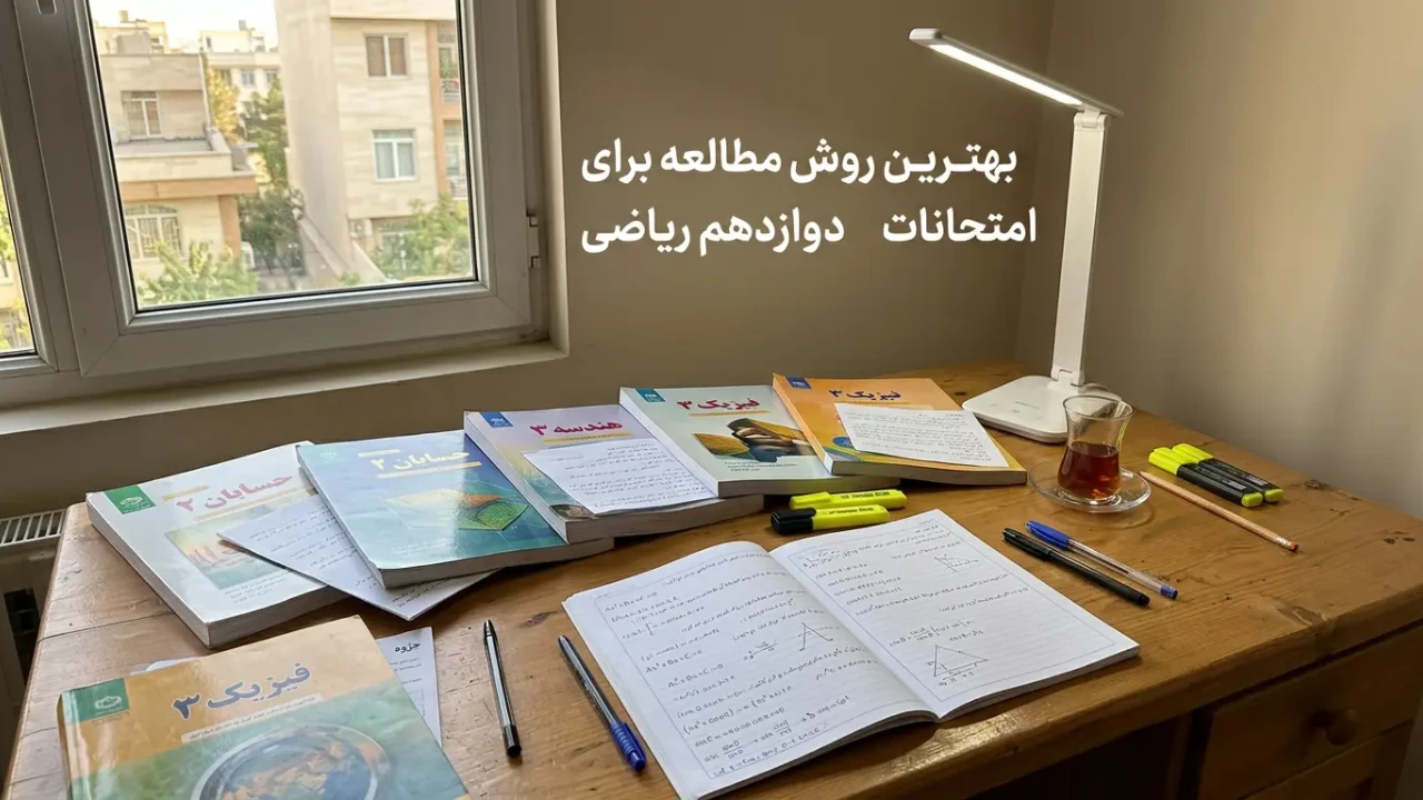 بهترین روش مطالعه برای امتحانات نهایی دوازدهم ریاضی