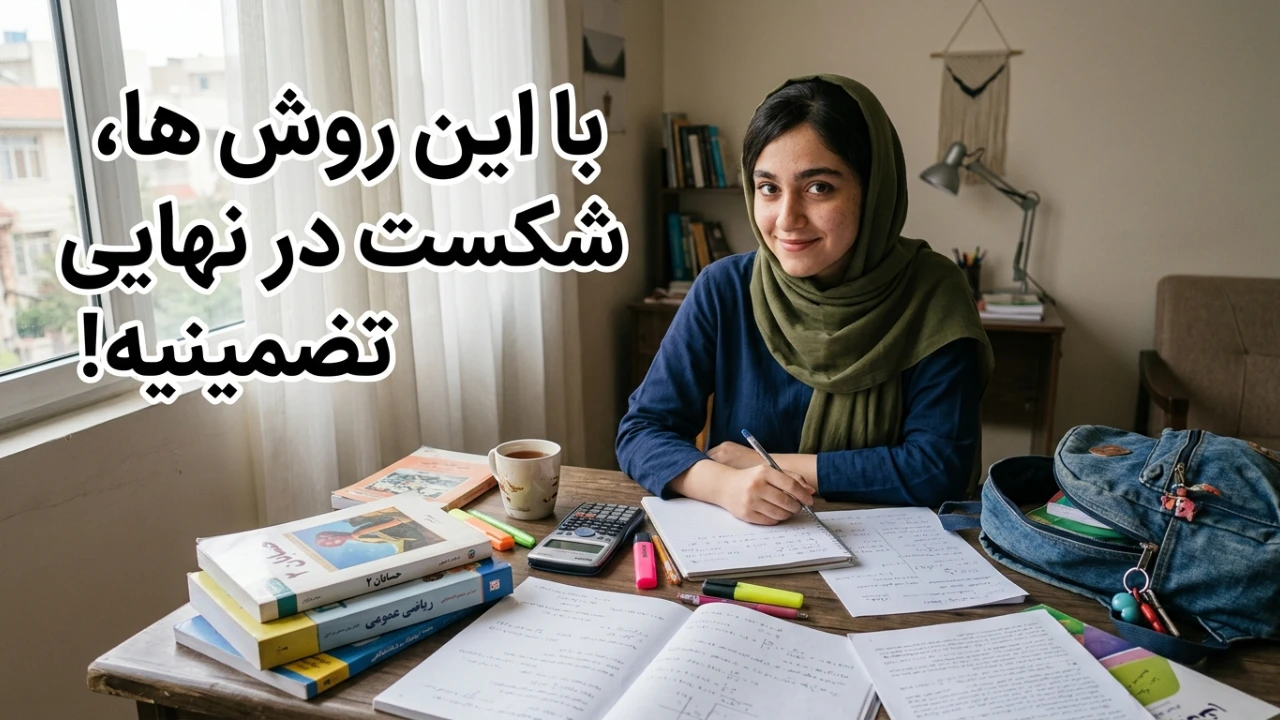 بدترین روش های مطالعه برای امتحان نهایی دوازدهم ریاضی!