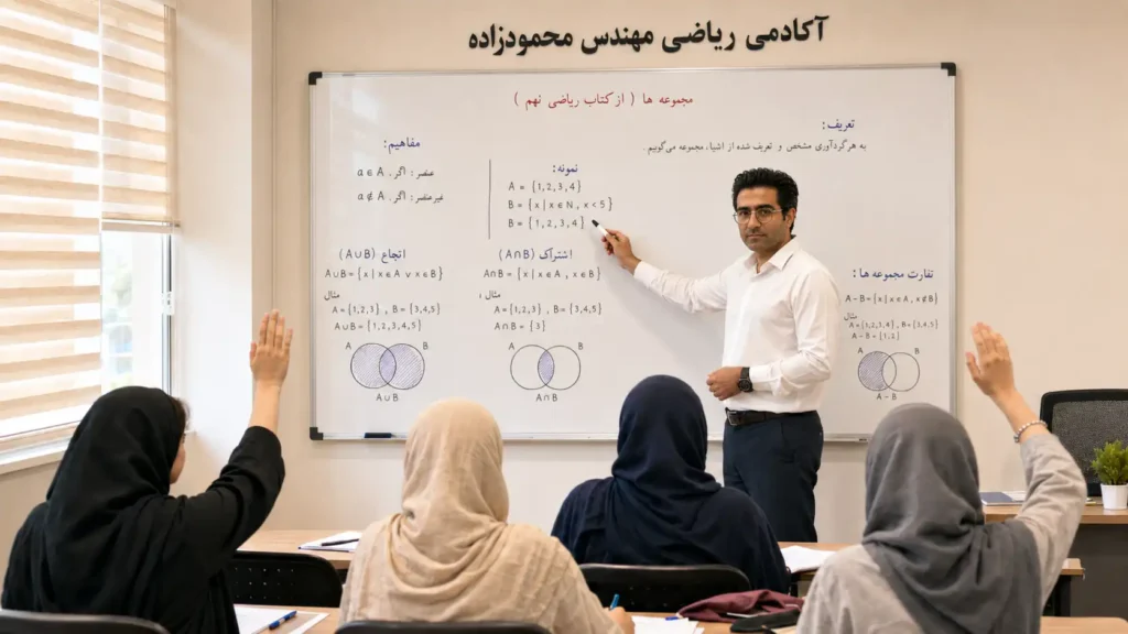 آمادگی برای ریاضی نهم از تابستان 
