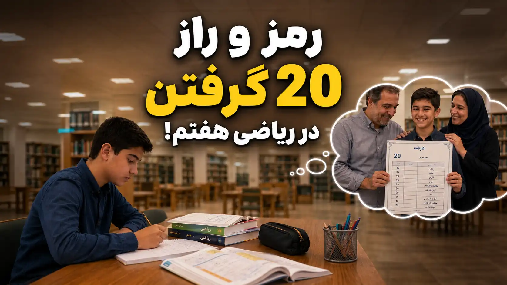 چگونه در امتحان ریاضی هفتم 20 بگیریم؟