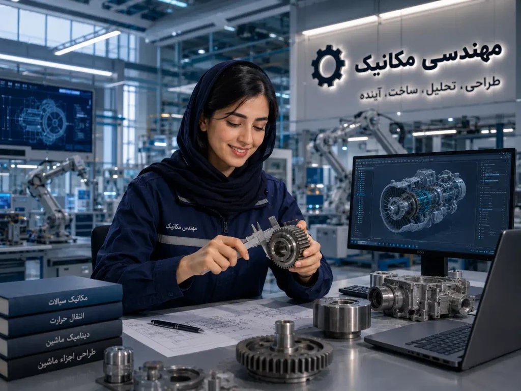 معرفی رشته مهندسی مکانیک 2 مهندسی مکانیک برای دختران