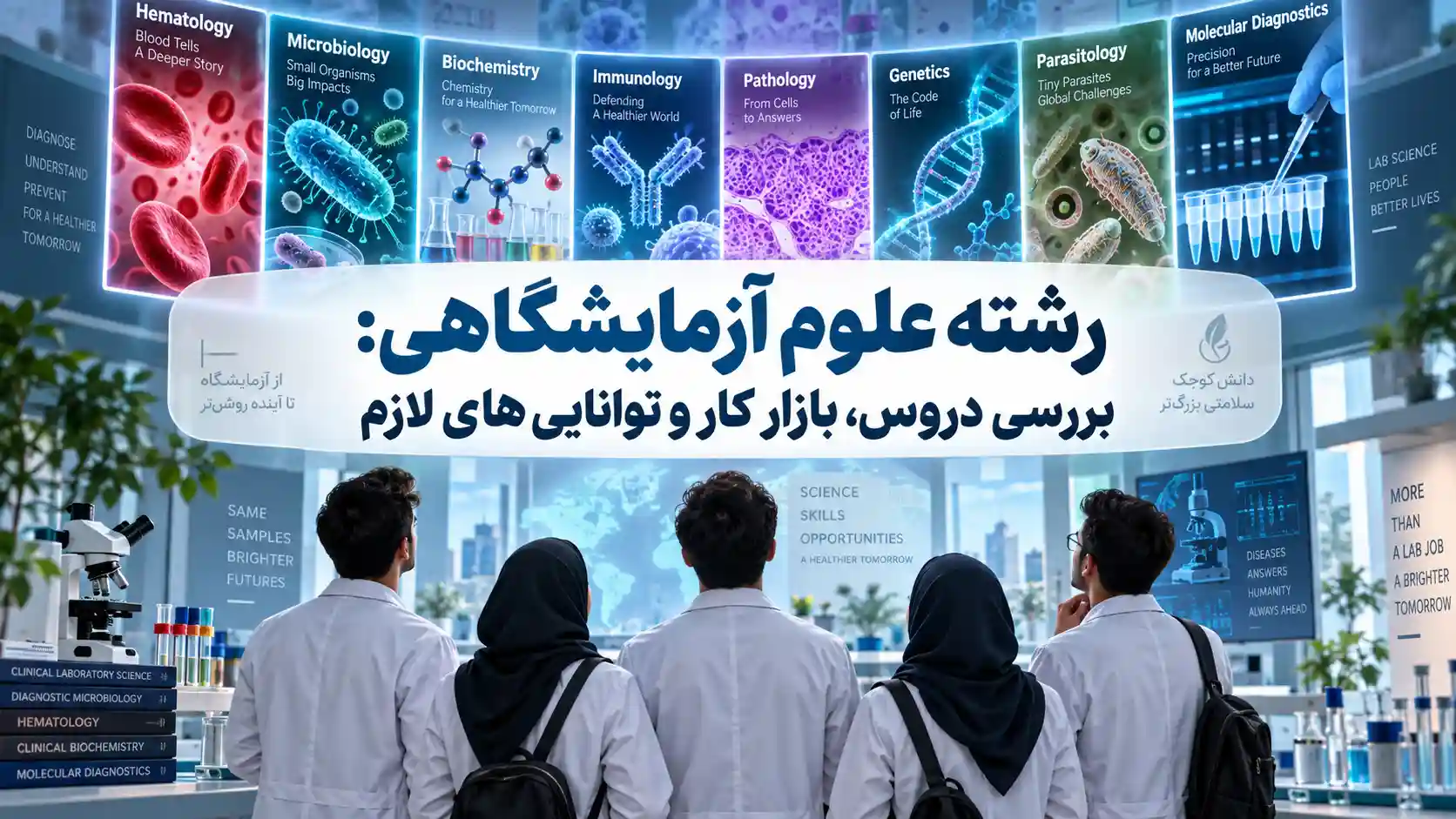 آشنایی با رشته علوم آزمایشگاهی: قبولی و بازار کار