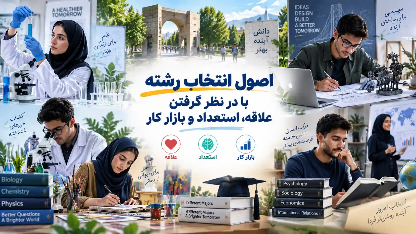 انتخاب رشته کنکور بر اساس علاقه و استعداد