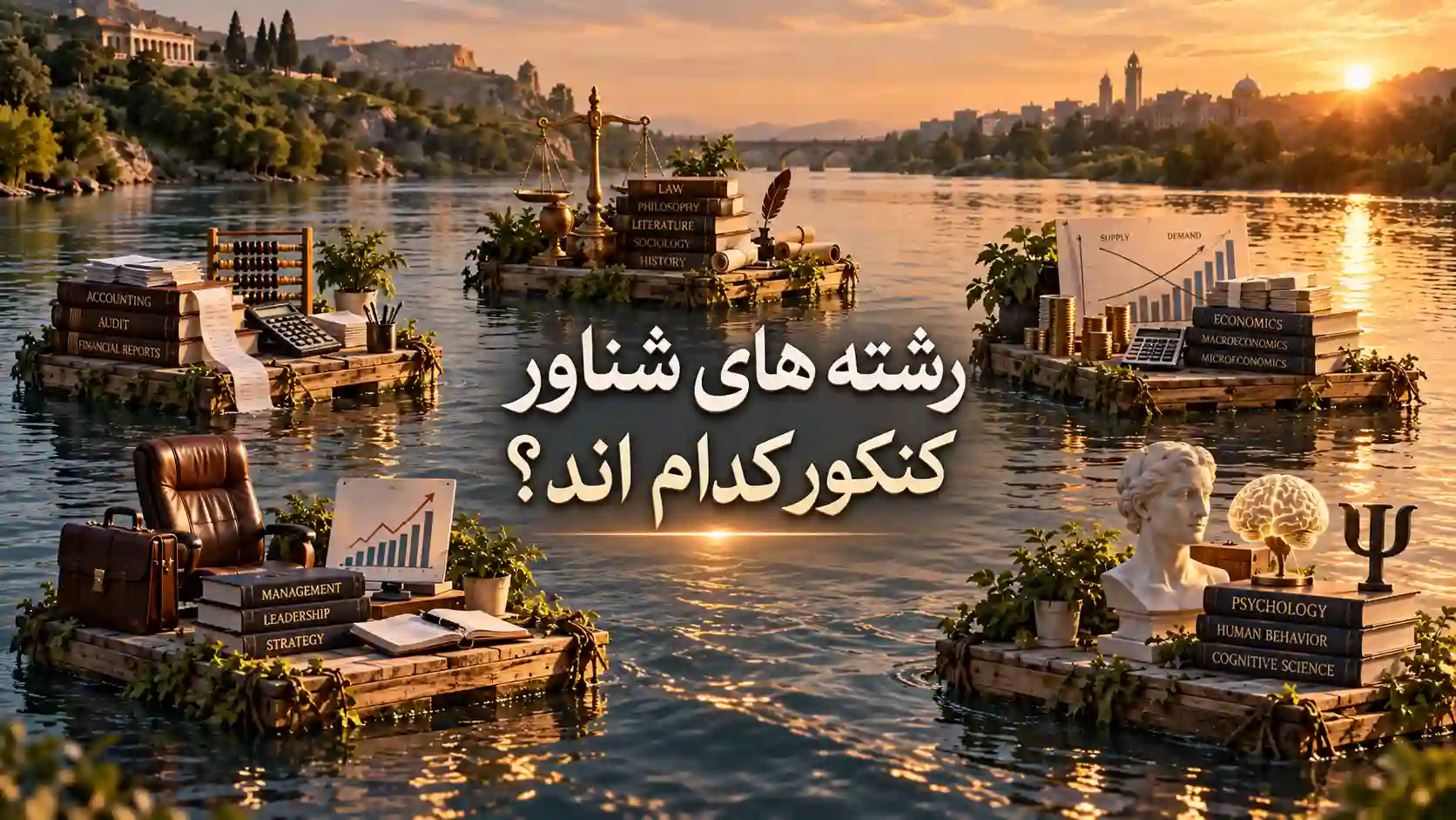 رشته های مشترک بین گروه های آزمایشی کنکور چیست؟