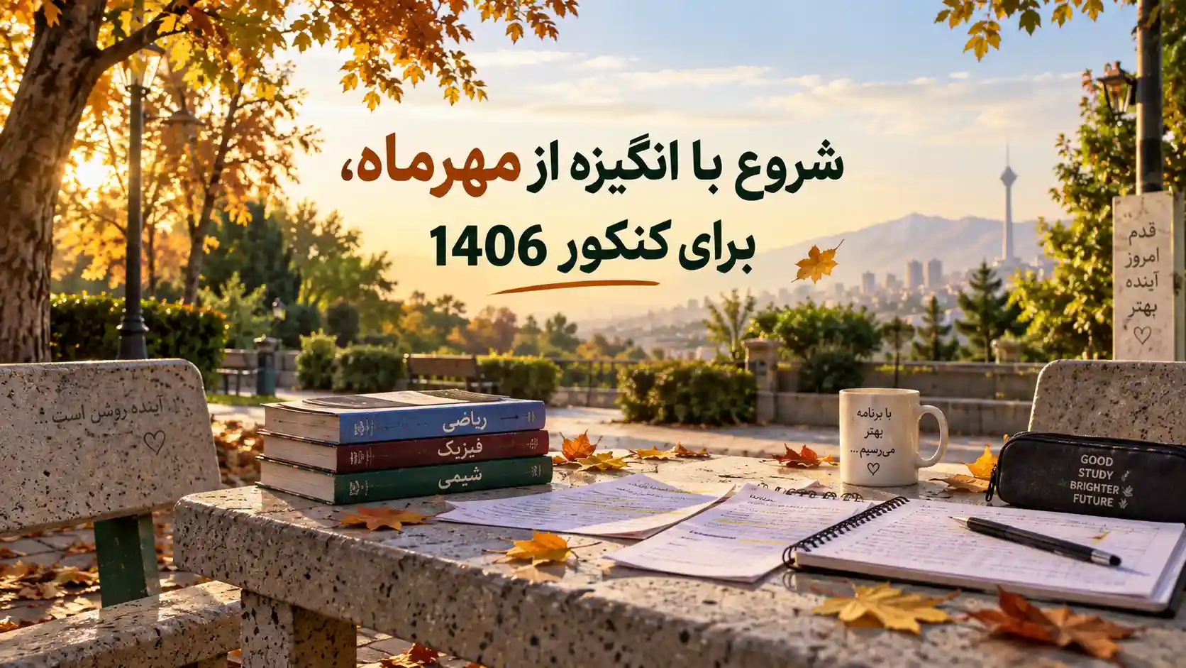 شروع از مهر برای کنکور 1406: برنامه کامل شروع از صفر