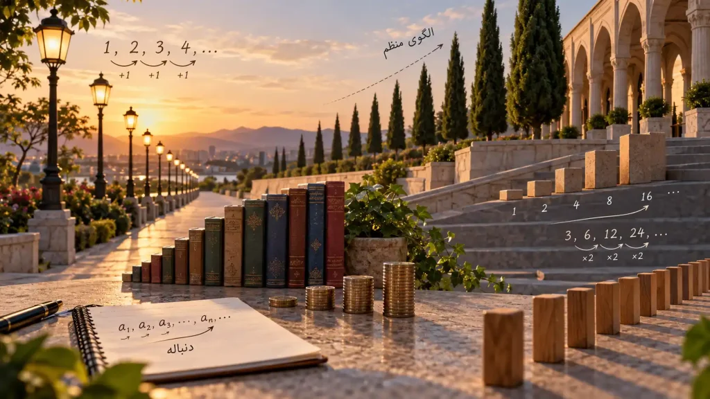 آموزش مجموع جملات دنباله های حسابی و هندسی