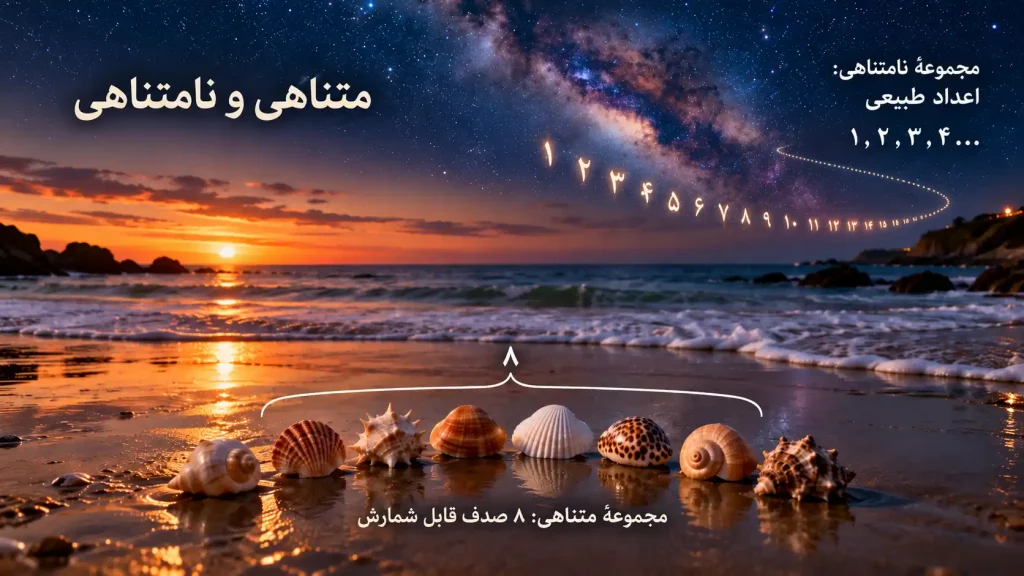 تفاوت مجموعه متناهی و نامتناهی